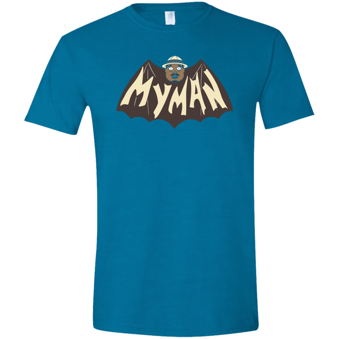 T-Shirts Antique Sapphire / S My Man! Men's Semi-Fitted Softstyle