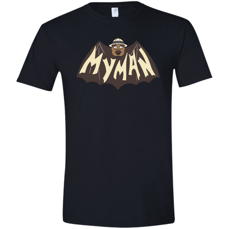 T-Shirts Black / X-Small My Man! Men's Semi-Fitted Softstyle