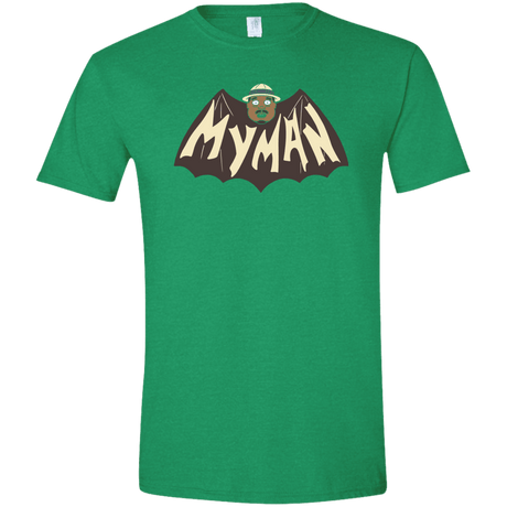 T-Shirts Heather Irish Green / S My Man! Men's Semi-Fitted Softstyle