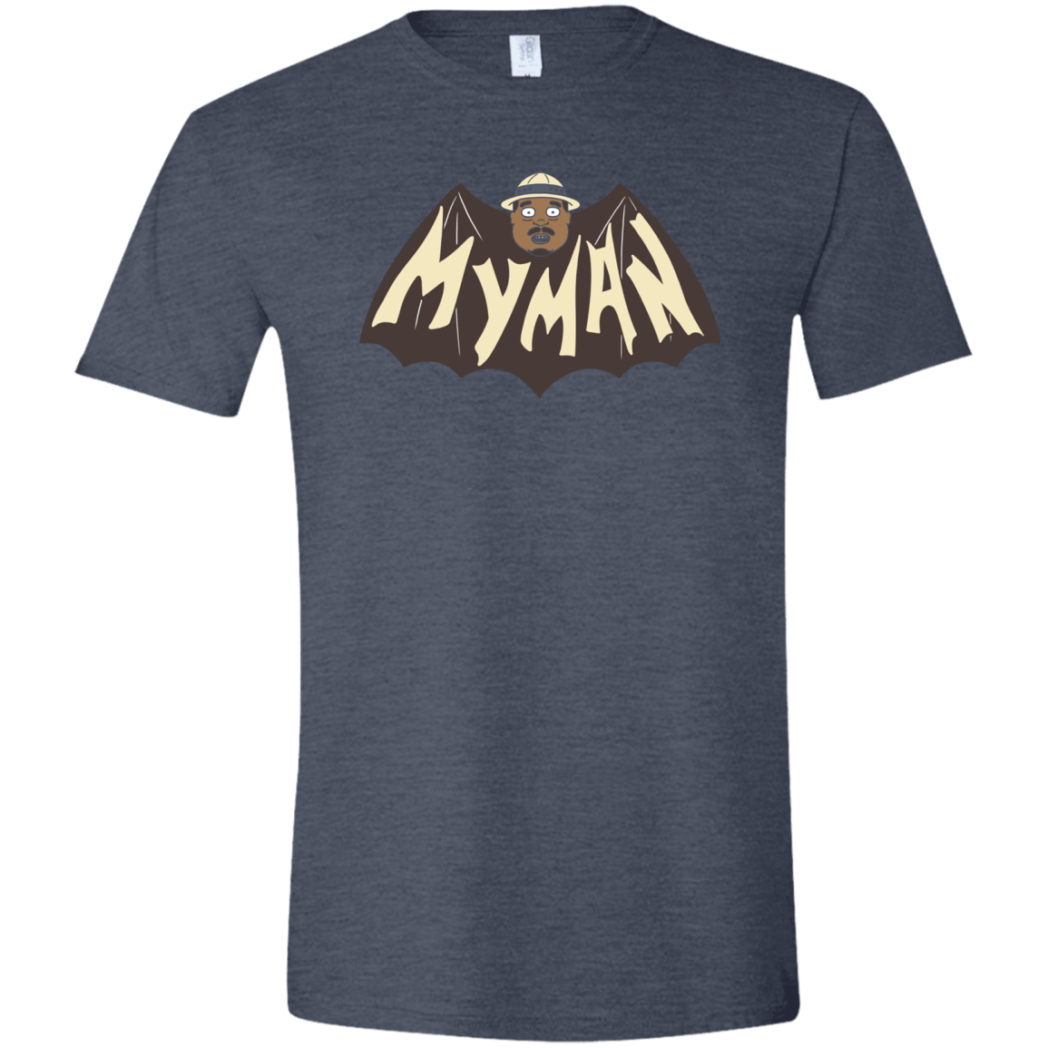 T-Shirts Heather Navy / S My Man! Men's Semi-Fitted Softstyle
