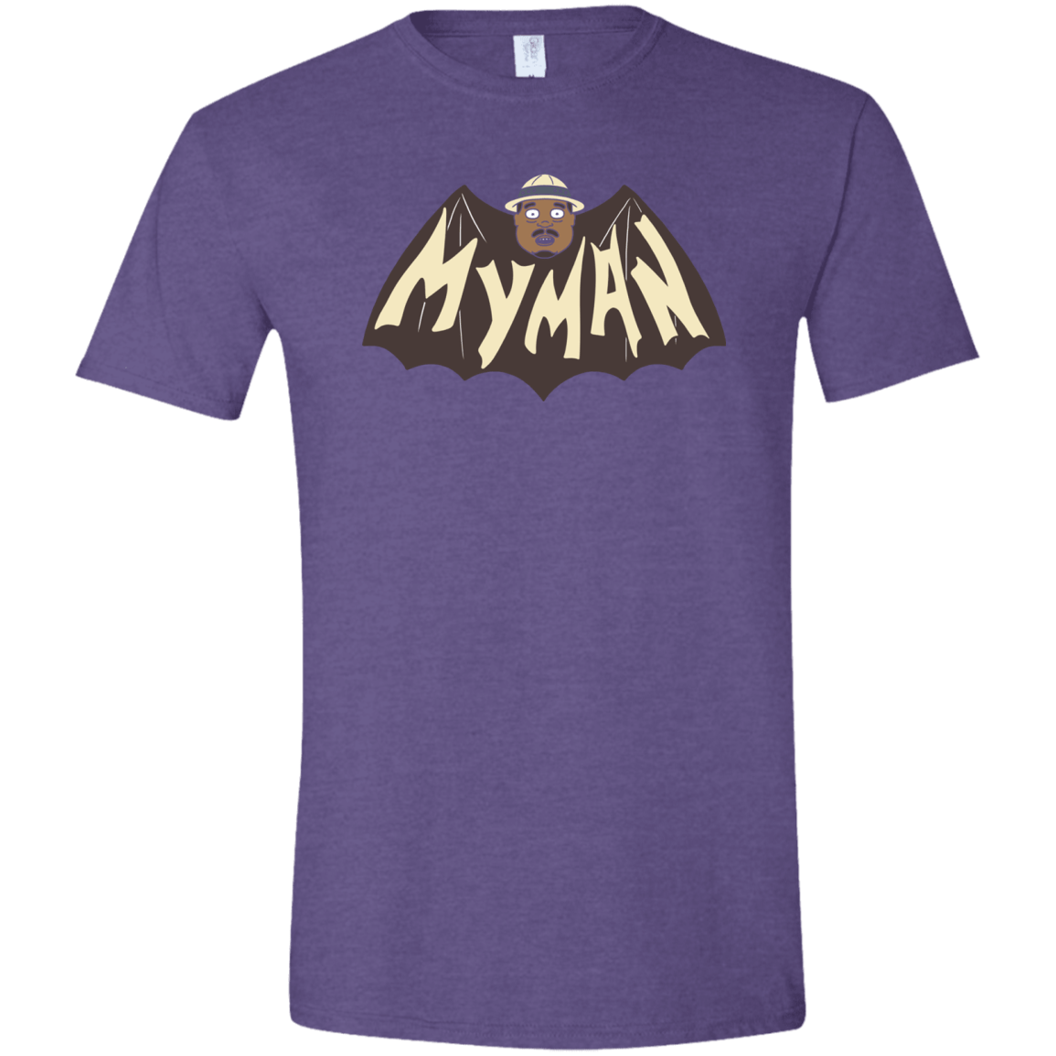 T-Shirts Heather Purple / S My Man! Men's Semi-Fitted Softstyle
