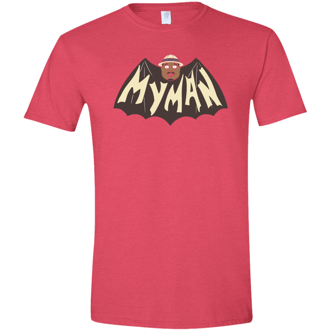 T-Shirts Heather Red / S My Man! Men's Semi-Fitted Softstyle