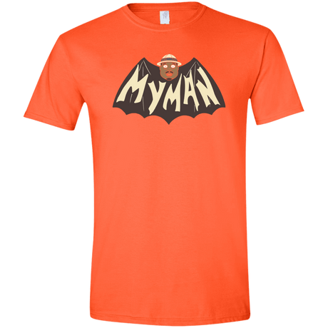T-Shirts Orange / S My Man! Men's Semi-Fitted Softstyle