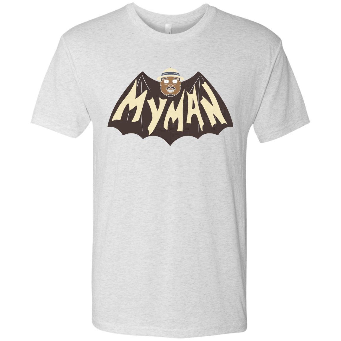 T-Shirts Heather White / S My Man! Men's Triblend T-Shirt