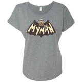 T-Shirts Premium Heather / X-Small My Man! Triblend Dolman Sleeve