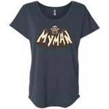 T-Shirts Vintage Navy / X-Small My Man! Triblend Dolman Sleeve