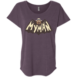 T-Shirts Vintage Purple / X-Small My Man! Triblend Dolman Sleeve