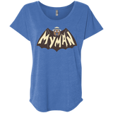 T-Shirts Vintage Royal / X-Small My Man! Triblend Dolman Sleeve