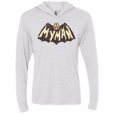 T-Shirts Heather White / X-Small My Man! Triblend Long Sleeve Hoodie Tee