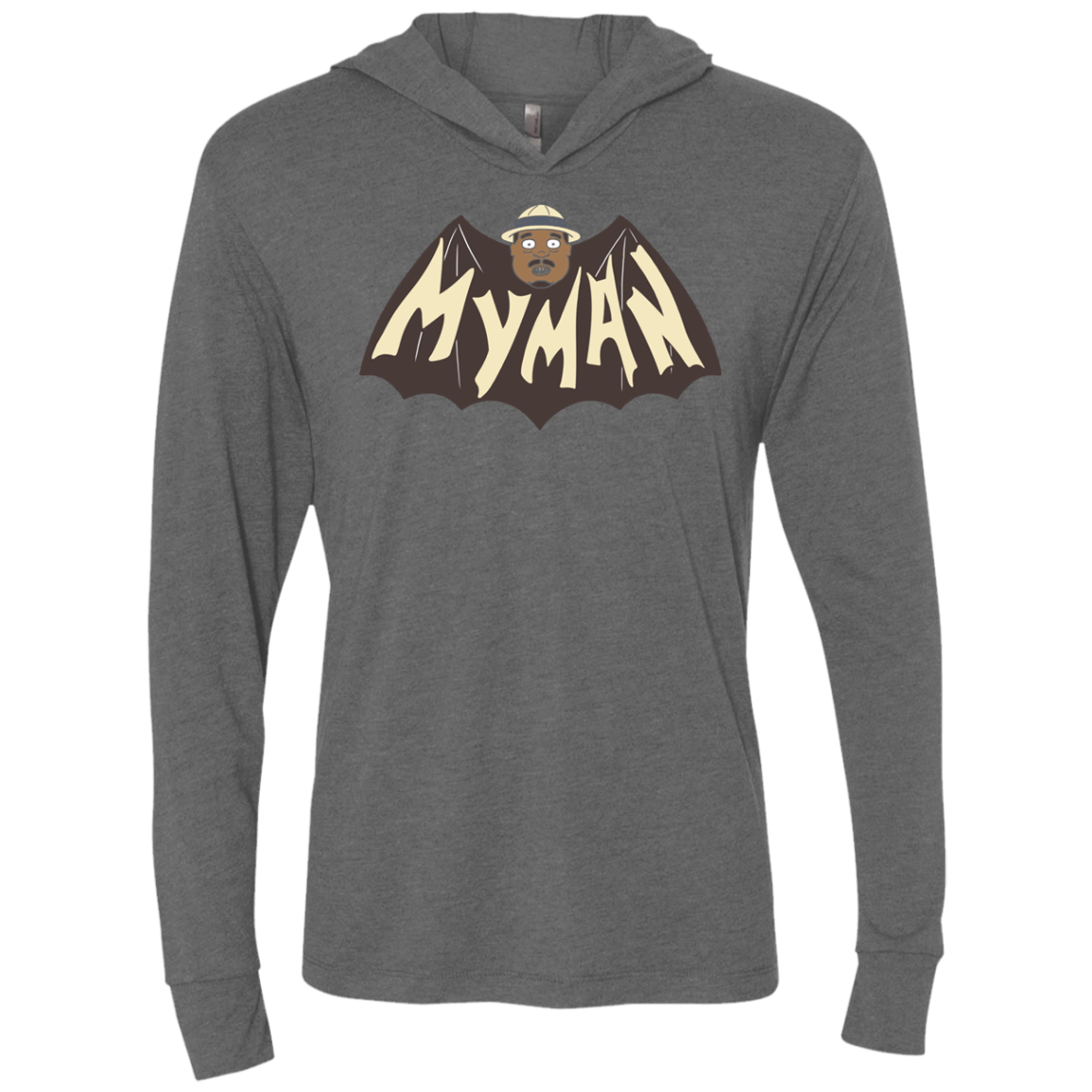 T-Shirts Premium Heather / X-Small My Man! Triblend Long Sleeve Hoodie Tee