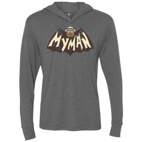 T-Shirts Premium Heather / X-Small My Man! Triblend Long Sleeve Hoodie Tee