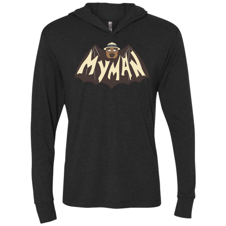 T-Shirts Vintage Black / X-Small My Man! Triblend Long Sleeve Hoodie Tee
