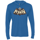 T-Shirts Vintage Royal / X-Small My Man! Triblend Long Sleeve Hoodie Tee