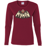 T-Shirts Cardinal / S My Man! Women's Long Sleeve T-Shirt