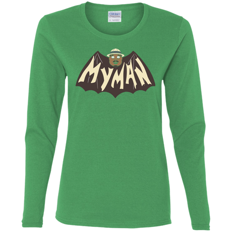 T-Shirts Irish Green / S My Man! Women's Long Sleeve T-Shirt