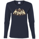 T-Shirts Navy / S My Man! Women's Long Sleeve T-Shirt