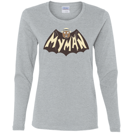 T-Shirts Sport Grey / S My Man! Women's Long Sleeve T-Shirt