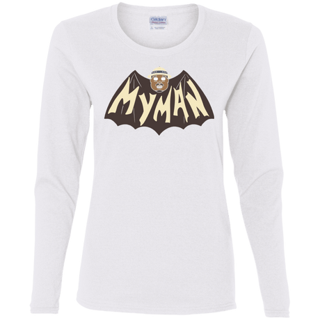 T-Shirts White / S My Man! Women's Long Sleeve T-Shirt