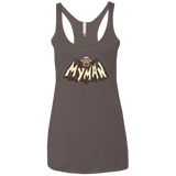 T-Shirts Macchiato / X-Small My Man! Women's Triblend Racerback Tank