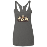 T-Shirts Premium Heather / X-Small My Man! Women's Triblend Racerback Tank