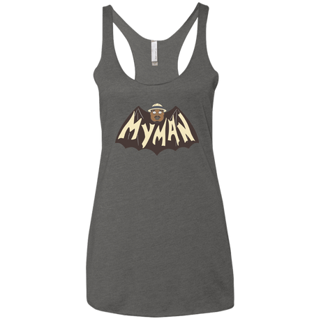 T-Shirts Premium Heather / X-Small My Man! Women's Triblend Racerback Tank