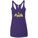 T-Shirts Purple Rush / X-Small My Man! Women's Triblend Racerback Tank