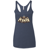 T-Shirts Vintage Navy / X-Small My Man! Women's Triblend Racerback Tank