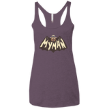 T-Shirts Vintage Purple / X-Small My Man! Women's Triblend Racerback Tank