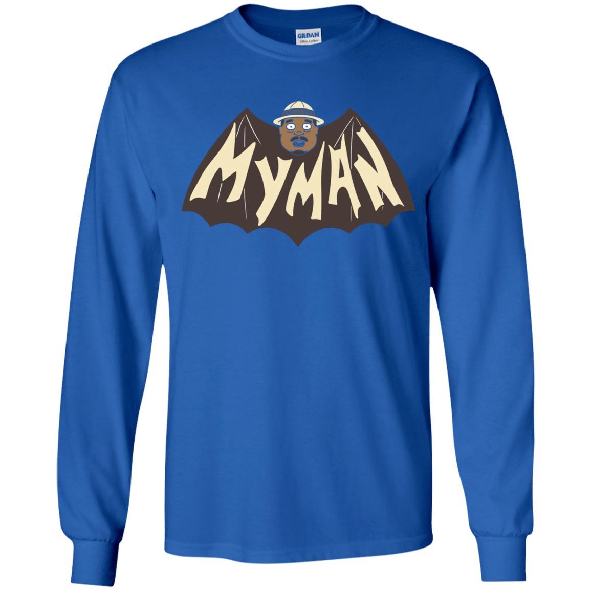 T-Shirts Royal / YS My Man! Youth Long Sleeve T-Shirt