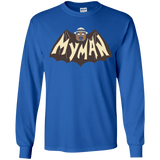 T-Shirts Royal / YS My Man! Youth Long Sleeve T-Shirt