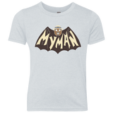 T-Shirts Heather White / YXS My Man! Youth Triblend T-Shirt