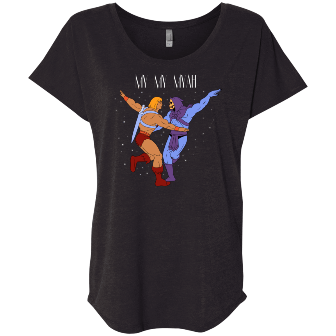 T-Shirts Vintage Black / X-Small My My Myaah Triblend Dolman Sleeve