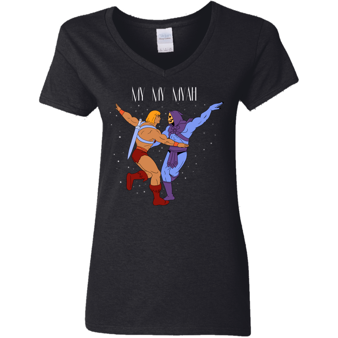 T-Shirts Black / S My My Myaah Women's V-Neck T-Shirt