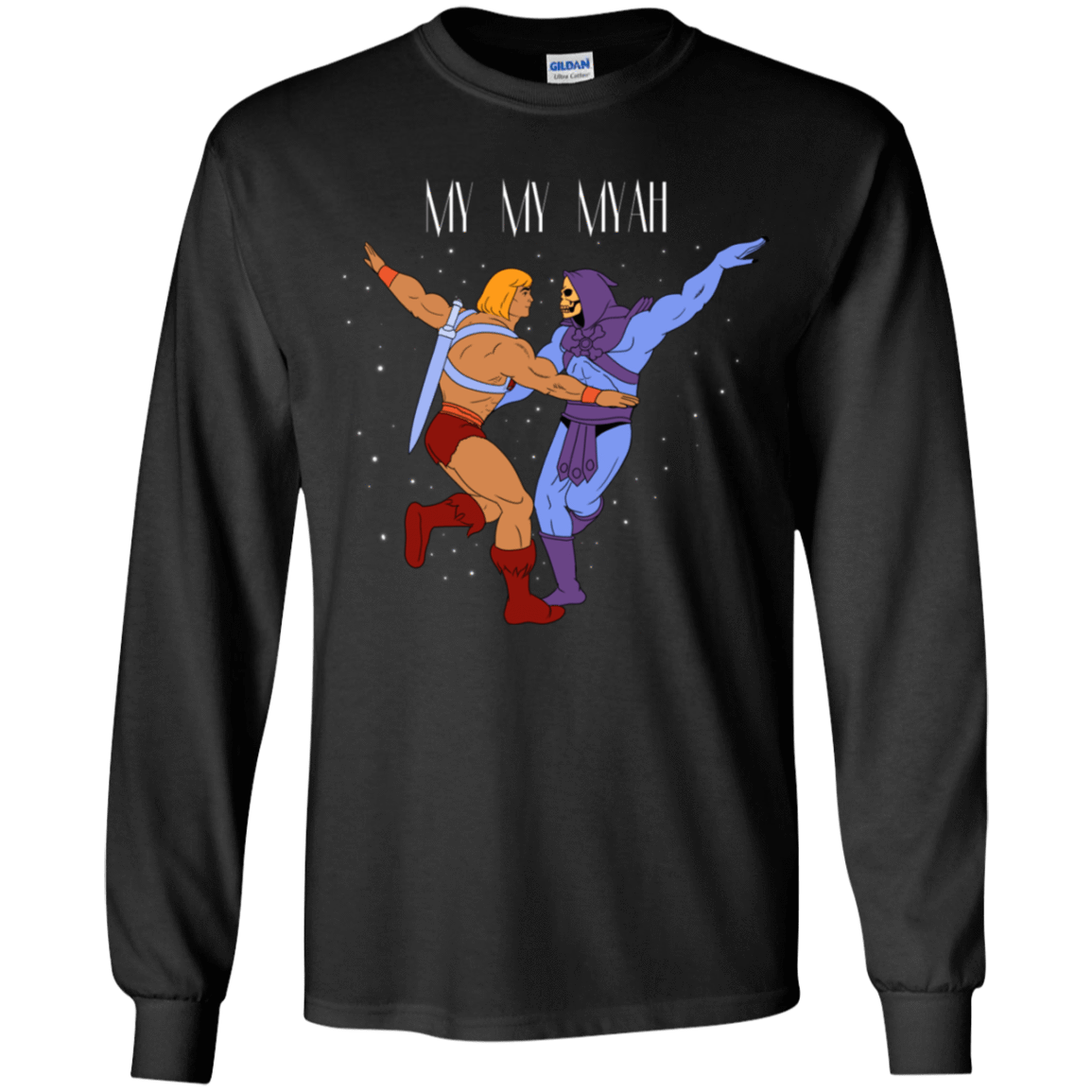 T-Shirts Black / YS My My Myaah Youth Long Sleeve T-Shirt