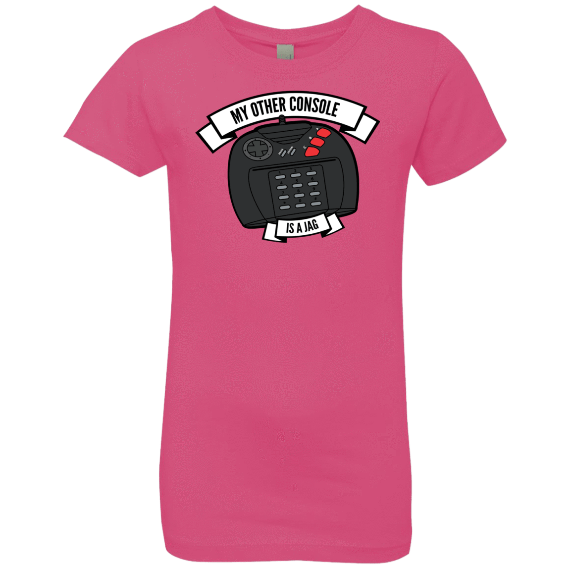 T-Shirts Hot Pink / YXS My Other Console Is A Jag Girls Premium T-Shirt
