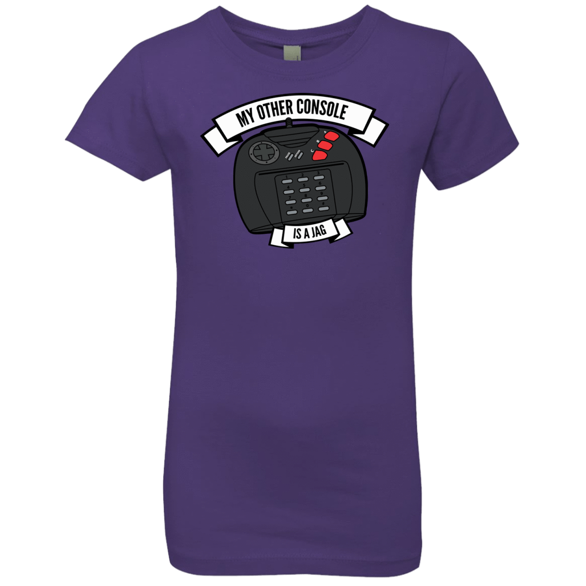 T-Shirts Purple Rush / YXS My Other Console Is A Jag Girls Premium T-Shirt