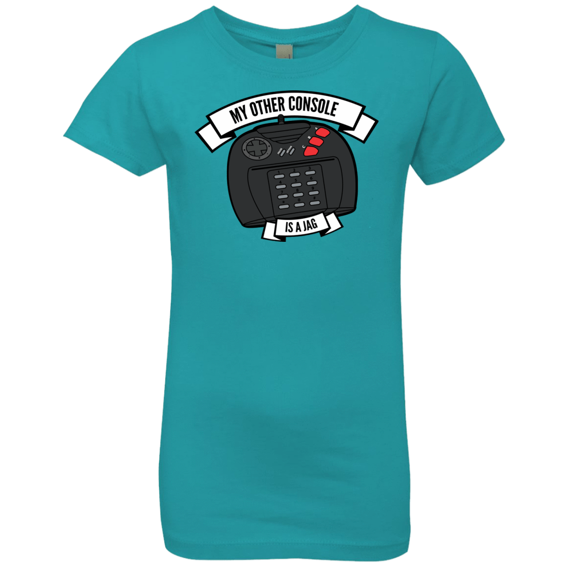 T-Shirts Tahiti Blue / YXS My Other Console Is A Jag Girls Premium T-Shirt