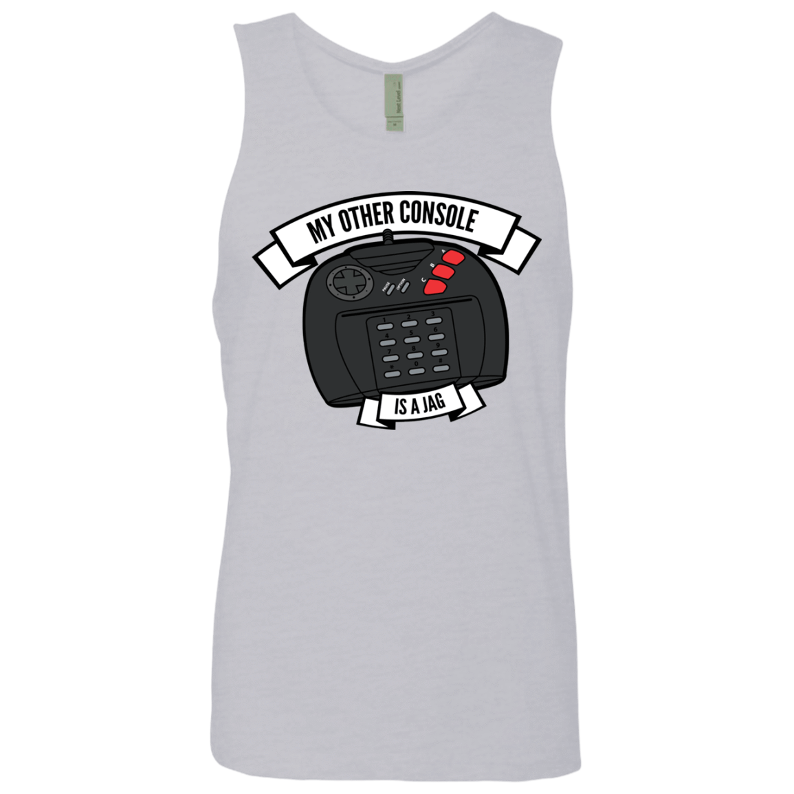 T-Shirts Heather Grey / S My Other Console Is A Jag Men's Premium Tank Top