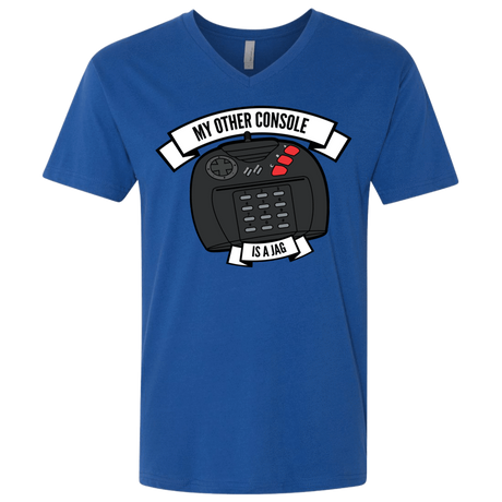 T-Shirts Royal / X-Small My Other Console Is A Jag Men's Premium V-Neck