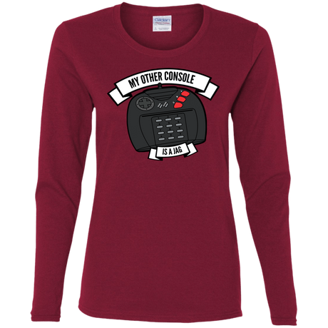 T-Shirts Cardinal / S My Other Console Is A Jag Women's Long Sleeve T-Shirt