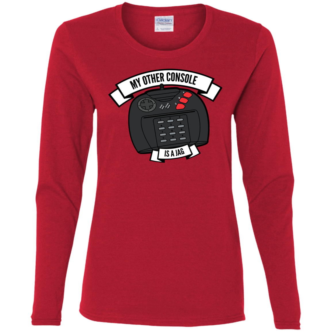 T-Shirts Red / S My Other Console Is A Jag Women's Long Sleeve T-Shirt