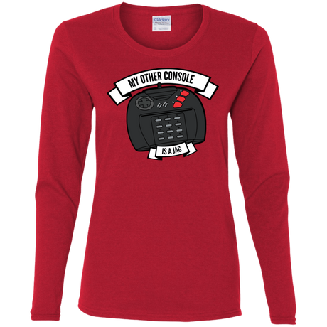 T-Shirts Red / S My Other Console Is A Jag Women's Long Sleeve T-Shirt