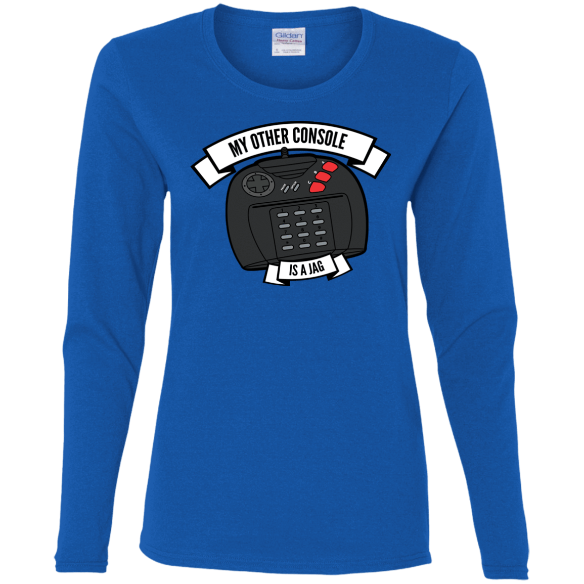 T-Shirts Royal / S My Other Console Is A Jag Women's Long Sleeve T-Shirt