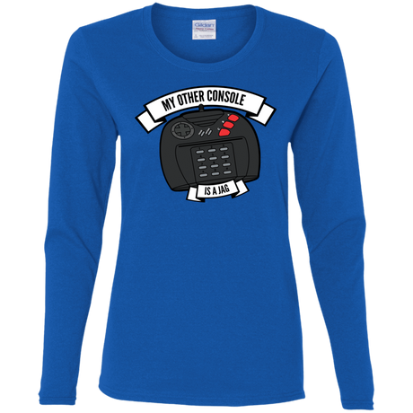 T-Shirts Royal / S My Other Console Is A Jag Women's Long Sleeve T-Shirt