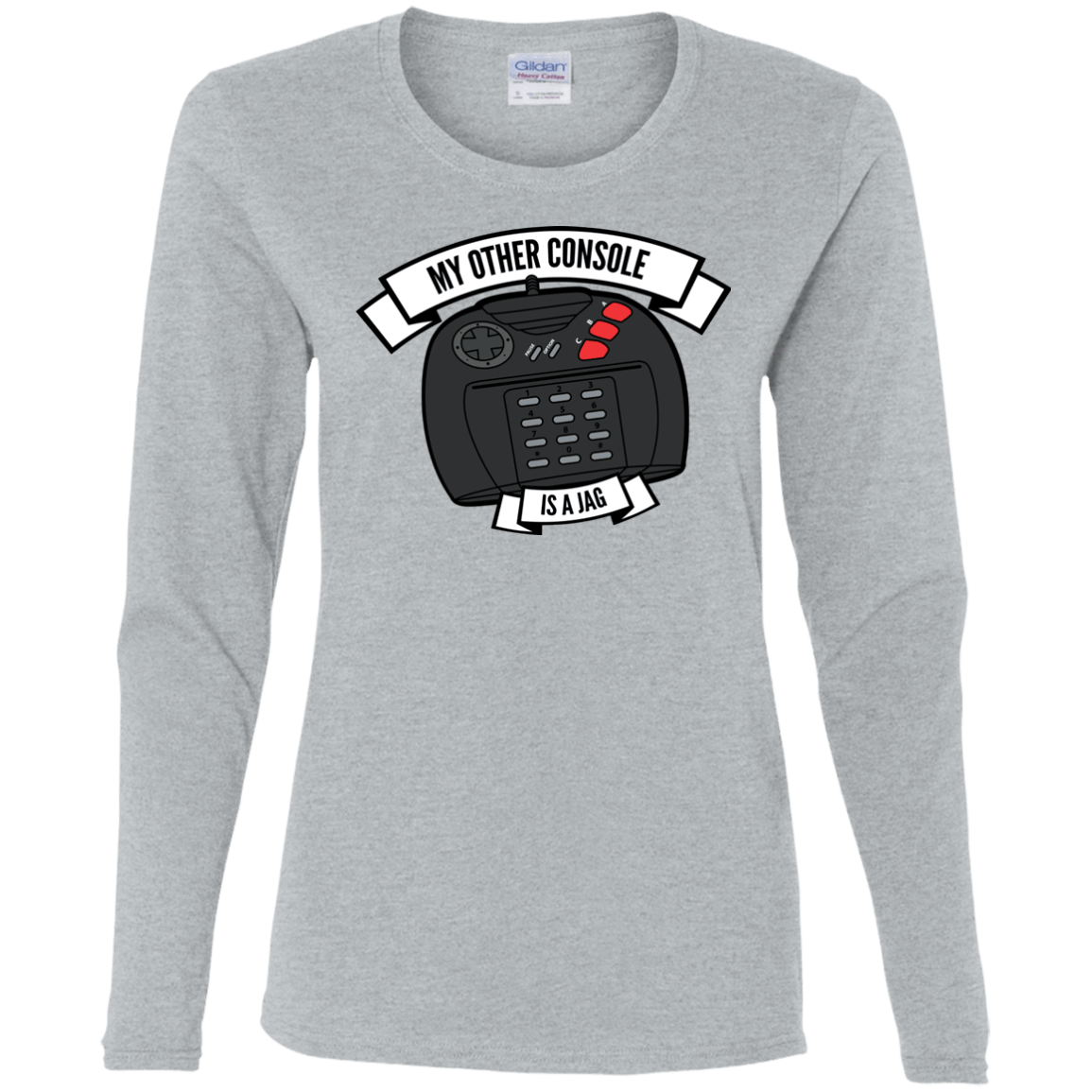 T-Shirts Sport Grey / S My Other Console Is A Jag Women's Long Sleeve T-Shirt