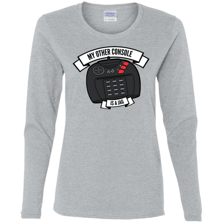 T-Shirts Sport Grey / S My Other Console Is A Jag Women's Long Sleeve T-Shirt