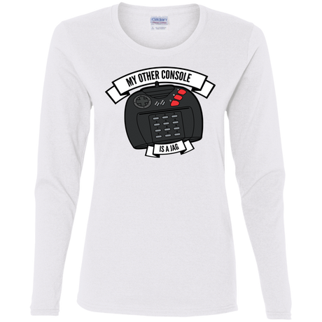 T-Shirts White / S My Other Console Is A Jag Women's Long Sleeve T-Shirt