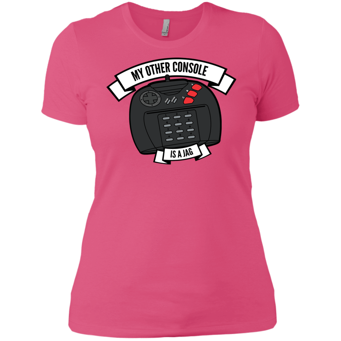 T-Shirts Hot Pink / X-Small My Other Console Is A Jag Women's Premium T-Shirt