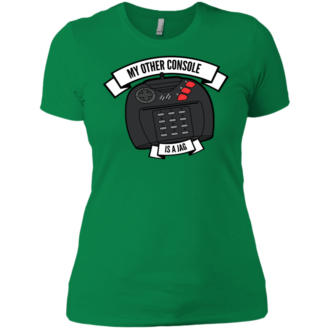 T-Shirts Kelly Green / X-Small My Other Console Is A Jag Women's Premium T-Shirt
