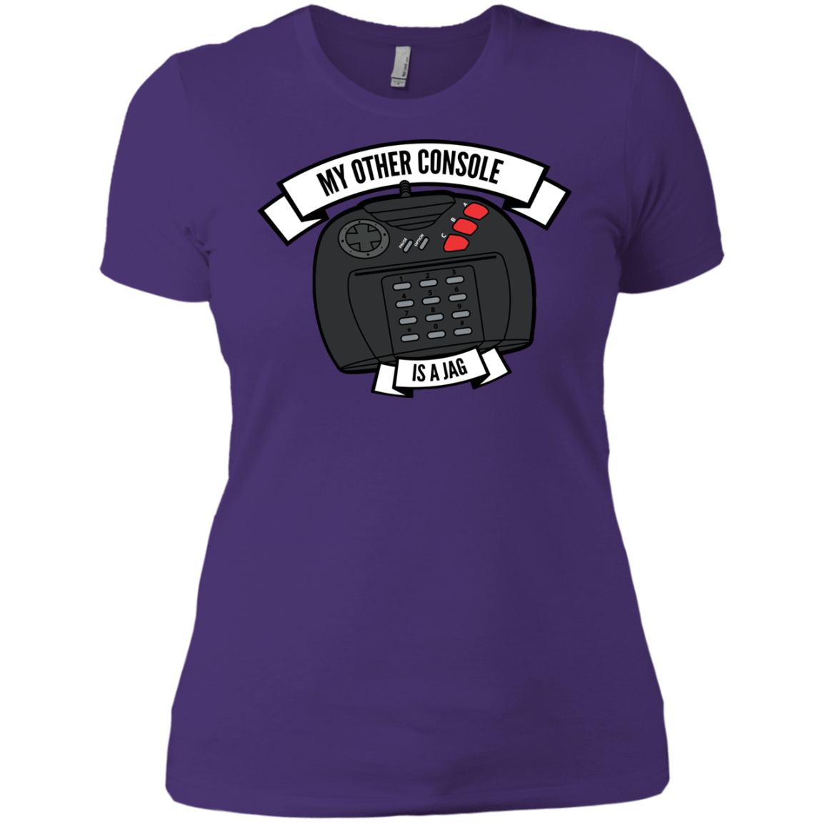T-Shirts Purple Rush/ / X-Small My Other Console Is A Jag Women's Premium T-Shirt